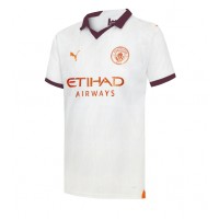 Camiseta Manchester City Jeremy Doku #11 Segunda Equipación Replica 2024-25 mangas cortas